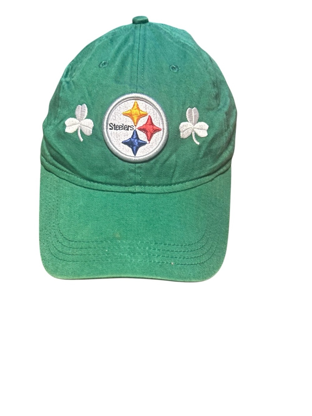 NFL Pittsburgh Steelers reebok Green Shamrock Lucky Hat